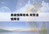 泰国情降现场 阿赞湿情降膏