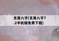 玄奥八字(玄奥八字7.2手机版免费下载)