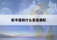 射手座和什么星座最配(射手座和什么星座最配对)