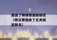 我请了师傅帮我斩桃花（师父帮我挑了丈夫候选韩文）