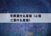 牛郎是什么星座（心宿二是什么星座）