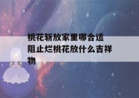 桃花斩放家里哪合适 阻止烂桃花放什么吉祥物