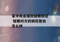 家中风水摆放斩断桃花 斩断对方的桃花他会怎么样