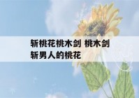 斩桃花桃木剑 桃木剑斩男人的桃花