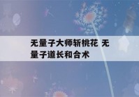 无量子大师斩桃花 无量子道长和合术