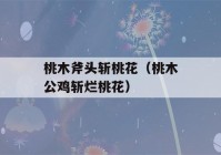 桃木斧头斩桃花（桃木公鸡斩烂桃花）