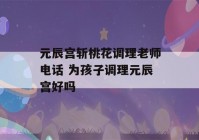 元辰宫斩桃花调理老师电话 为孩子调理元辰宫好吗