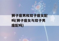 狮子座男和双子座女配吗(狮子座女与双子男座配吗)