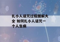 扎小人诅咒过程图解大全 如何扎小人诅咒一个人生病