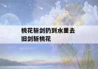 桃花斩剑扔到水里去 旧剑斩桃花