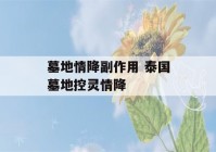 墓地情降副作用 泰国墓地控灵情降