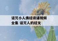 诅咒小人佛经读诵视频全集 诅咒人的经文