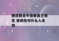 桃花斩会不会斩自己桃花 斩桃花对什么人无效