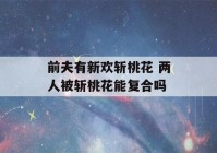 前夫有新欢斩桃花 两人被斩桃花能复合吗