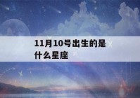 11月10号出生的是什么星座(十二星座的项链)