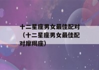 十二星座男女最佳配对（十二星座男女最佳配对摩羯座）