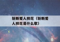 斩断爱人桃花（斩断爱人桃花是什么歌）