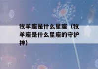 牧羊座是什么星座（牧羊座是什么星座的守护神）