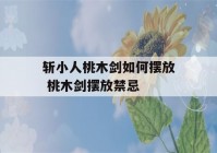 斩小人桃木剑如何摆放 桃木剑摆放禁忌