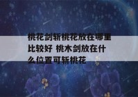 桃花剑斩桃花放在哪里比较好 桃木剑放在什么位置可斩桃花