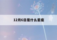 12月6日是什么星座()