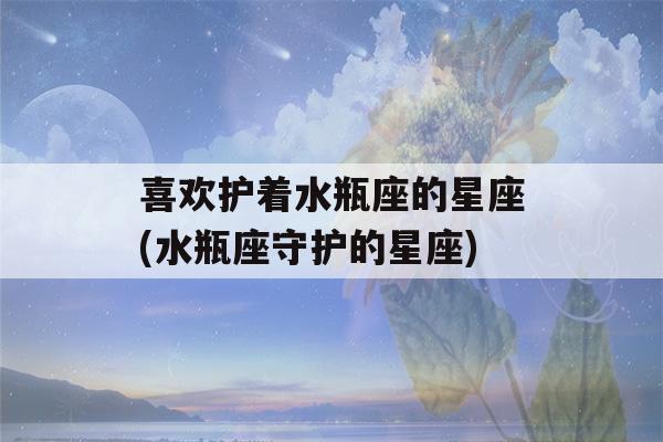 喜欢护着水瓶座的星座(水瓶座守护的星座)